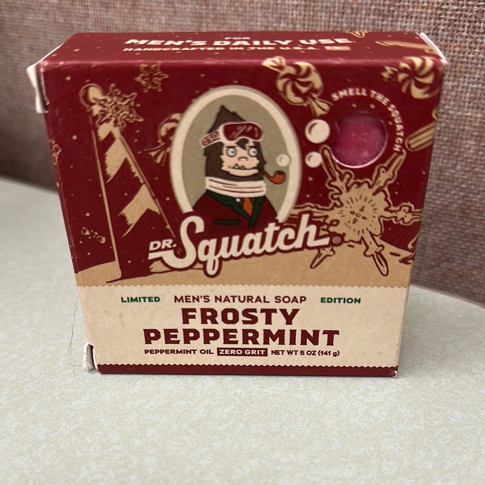 Frosty Peppermint Soap - Red